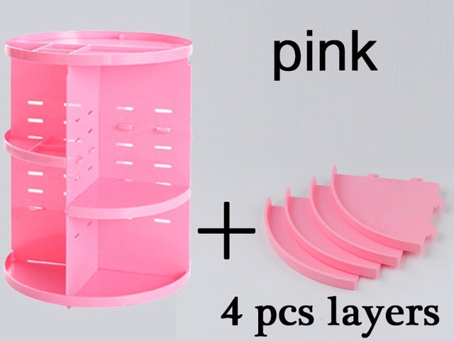 360-degree Rotating Makeup Organizer